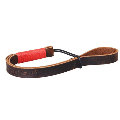 

KYOTSU King wins camera wrist band hand-made pure leather SLR micro single wrist strap dark coffee color