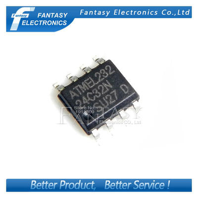 

100PCS AT24C32 SOP8 AT24C32N SOP 24C32 SMD new and original IC free shipping