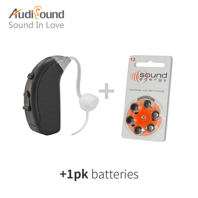 

Hearing Aids Of Left Ear Audisound 2018 New Best Hearing Aid Open Fit Convenient Hearing Amplifier with 6PCS1 CARD A13 Battery