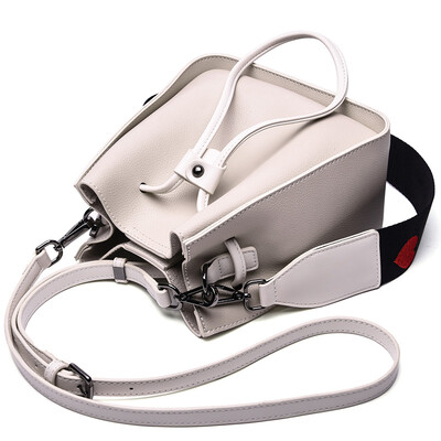 

POLO ladies shoulder bag simple child bucket bag multi-function trend slung female bag ZY340P371J beige