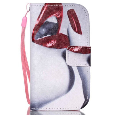 

мити i8190 Flip покрытия пу кожа телефон Samsung Galaxy S3 Mini сумку для i8190 бумажник стиль стоять дизайн с слот