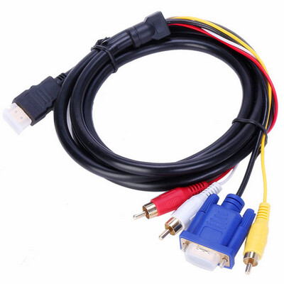 

huayuan 1.8m HDMI - 3 цар + VGA кабель, м / м)