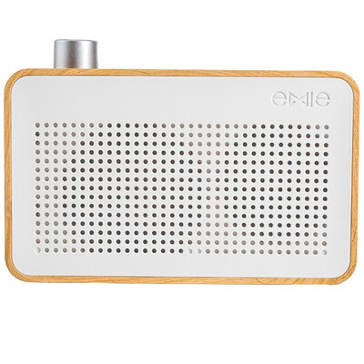 

Emie) radio wireless Bluetooth speaker / mini stereo portable small subwoofer mobile phone computer speaker wood color