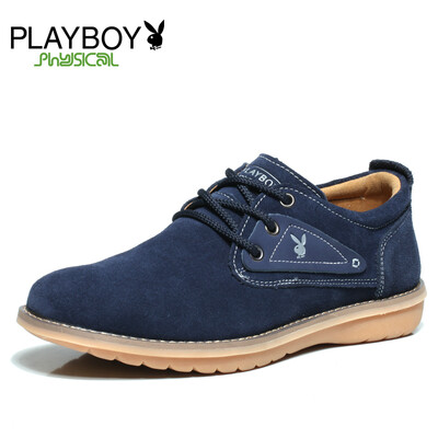 

PLAYBOY brand,Leisure and Fashional,Suede,Business,Winter,Men's shoes