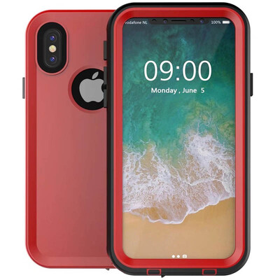 

Mzxtby Waterproof Case for iPhone X Shockproof phone Back Cover Transparent 360 Full Protection Outdoor Swimming&skiing