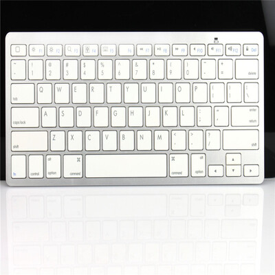 

FirstSeller Hot New 1pc Wireless Bluetooth White Keyboard Slim for Apple System 80423 Free Shipping