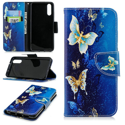 

BEFOSPEY Painting PU LeatherSoft TPU Card Slot Stand Wallet Case For Huawei P2058