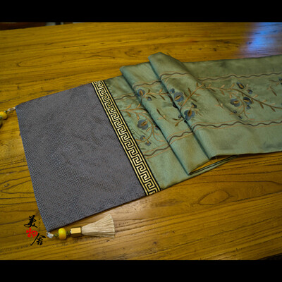 

Cotton Europe Stereo Tablecloth Handmade Brocade Fashion Wedding Table Runner Traditional Embroidery Home Hotel Villa Decoration