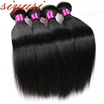 

Бразильские волосы Virgin Hair Straight 3 Bundles Бразильское наращивание человеческих волос 100% Непереработанная кутикула, выровненная сырым человеческим волосом