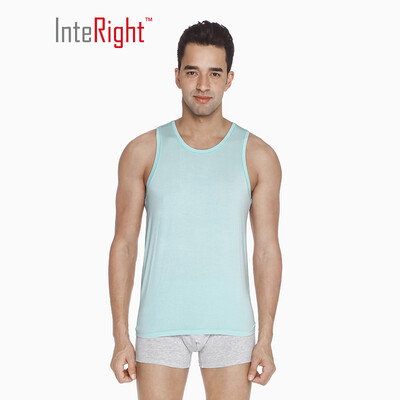 

INTERIGHT vest mens mint antibacterial cool functional vest lake green