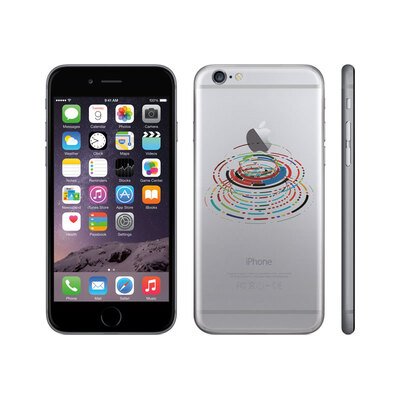 

GEEKID@ iPhone 6 Back Decal sticker Phone back sticker Rings Protector Decal cover iPhone 6s waterproof 3M stickers