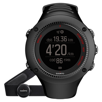 

Sung Tuo SUUNTO watch AMBIT3 RUN Black HR extension field 3R outdoor running sports smart watch black heart rate SS021257000