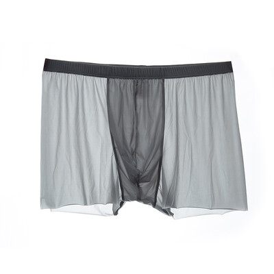 

Netease carefully selected boxer briefs in the waist four corners light breathable cool comfortable mens air underwear shorts gray