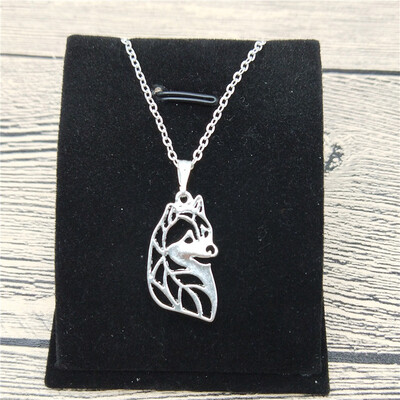 

New Siberian Husky Necklace Trendy Style Siberian Husky Pendant Necklace Women Pet Jewellery Fashion Animal Dog Jewellery
