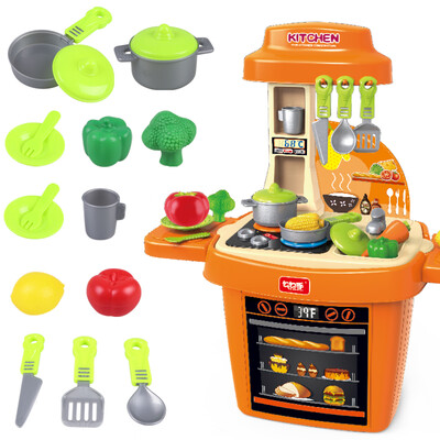 

Игрушка для игрушек Big Kids Family Puzzle Toys Девушка Кулинария Кухонные игрушки Детская посуда Посуда Набор Большая кухня
