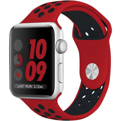 

AESIR AR1802BDHON013-42 AESIR Watch Silicone Sports Watch with Red