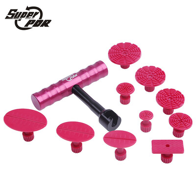 

PDR маленький красный T-бар съемник 10 шт красный клей вкладки для автомобиля вмятины удаления вмятины ремонт