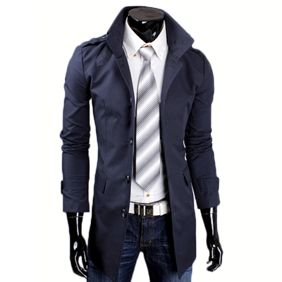 

Zogaa New Men's Wind Coat Slim Casual Coat