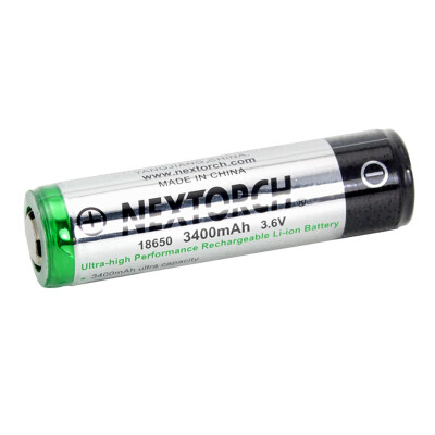 

Nairide (NEXTORCH) 18650 high-performance rechargeable lithium-ion battery 3400mah mA