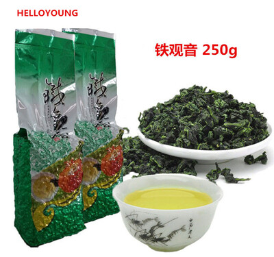 

Бесплатная доставка, 250 г китайский чай Anxi Tieguanyin, свежий китайский зеленый чай Tikuanyin, натуральный органический чай Oolong для здоровья