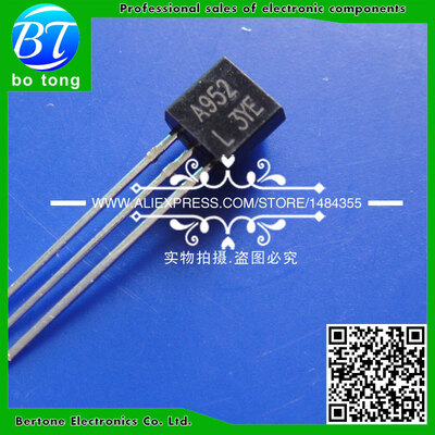 

Free shipping 10pcs LOT transistor 2SA952 A952 PNP 30V 07A TO-92