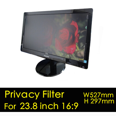 

238 Inch Diagonally Measured Privacy Screen Filter for Widescreen Desktops Computer Monitor Anti Glare
