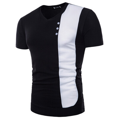 

Summer Mens Fashion Casual T Shirt Short Sleeve Pullover Tops