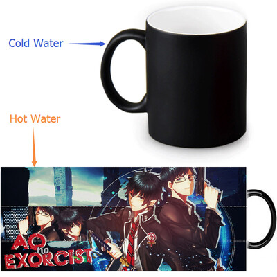 

Ao no Exorcist 350ml12oz Heat Reveal Mug Color Change Coffee Cup Sensitive Morphing Mugs Magic Mug Milk Tea Cups