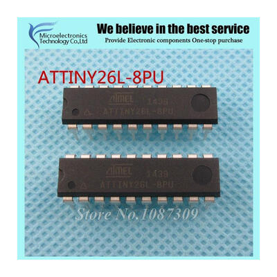 

20PCS free shipping ATTINY26L-8PU ATTINY26L DIP-20 8-bit Microcontrollers - MCU 2kB Flash 128B EE 128B SRAM new original