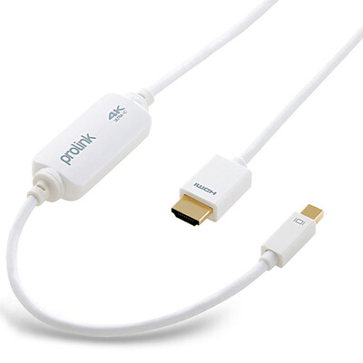 

Prolink MP415 Mini DP to HDMI Mini DisplayPort Adapter USB Super pole Notebook connection TV support 4K 2 meters