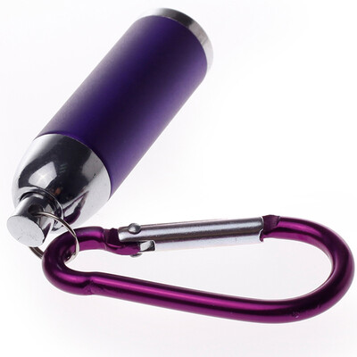 

Protable Climbing Button Carabiner LED Mini Flashlight Torch