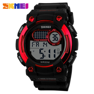 

Mens Fashion Sporty Design LCD Screen Digital Waterproof Wrist Watch