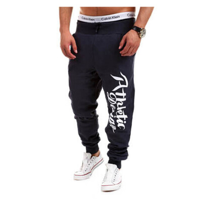 

Zogaa New Eurppe Casual Printing Long Men's Active Pants