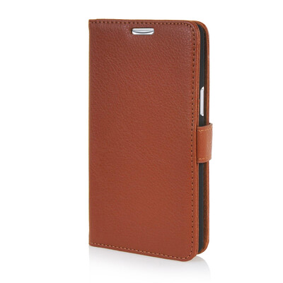 

MOONCASE High quality Leather Wallet Flip Card Slot Pouch Stand Shell Back Case Cover for LG L80 Brown