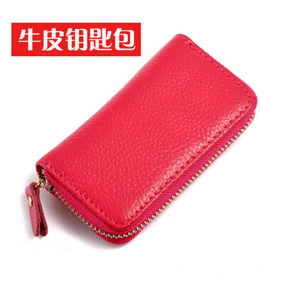 

Leather key bag multifunction key bag leather bag with car keys are men&women who change