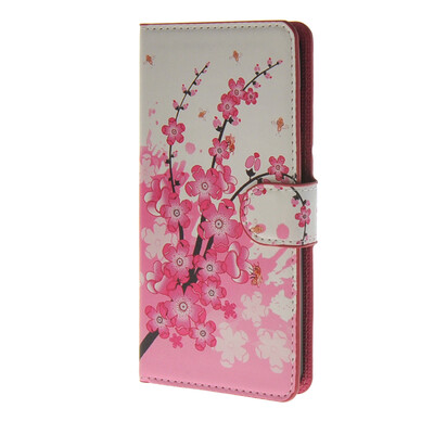 

MOONCASE Plum flower style Leather Wallet Flip Card Slot Stand Pouch Case Cover for ASUS Zenfone 5 A501CG A06