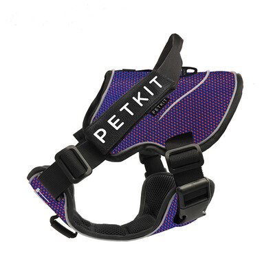 

Petite Explosion-proof chest strap vest dog leash dog chain dog rope collar sapphire blue orange M