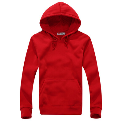 Zogaa New Autumn Mens Hoodie Fashion Pullover Pure Color