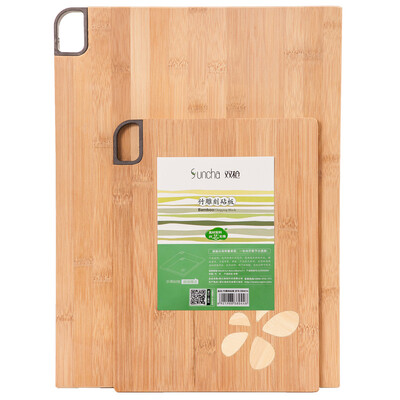 

Double gun Suncha bamboo cutting board technology board cutting board cutting board with printing ZB4014 40 295 18 28 21 11cm