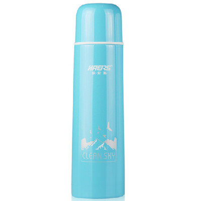

Jingdong Supermarket Hals 500ml stainless steel straight body vacuum insulation cup HB-500AD color random