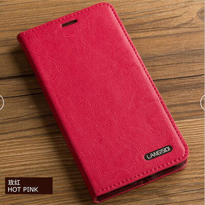 

Genuine Leather flip Case For Samsung S6 S7 S8 Plus Note 8 Oil wax Leather 3 card slots Wallet Phone Cover