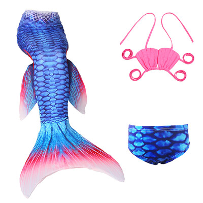 

3pcsSet Girls Mermaid Tails Swimming Costume2017 Children Mermaid Tail Costume For Kids Swimming Mermaid Tails