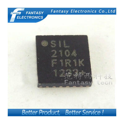 

5PCS CP2104-F03-GMR Silicon CP2104-GMR CP2104 QFN USB DRIVER CUSTOMIZATION SIL2104new&original free shipping