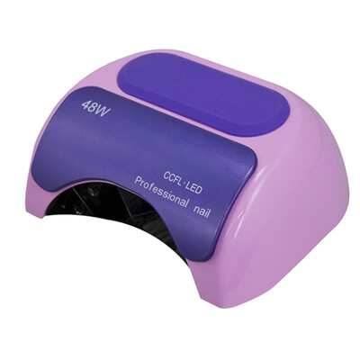 

48W Pro CCFL LED Nail Cure Lamp UV Gel Dryer Light Timer Gel Polish PinkGold