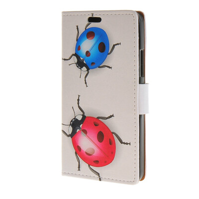 

MOONCASE Fresh Sweet Cute Leather Wallet Flip Card Slot Bracket Back чехол для Microsoft Lumia 640 A07