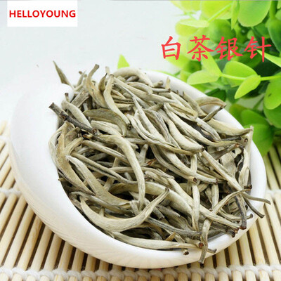 

C-PE067 Free shipping 100g Silver Needle White Tea Baihaoyinzhen TeaAnti-old tea