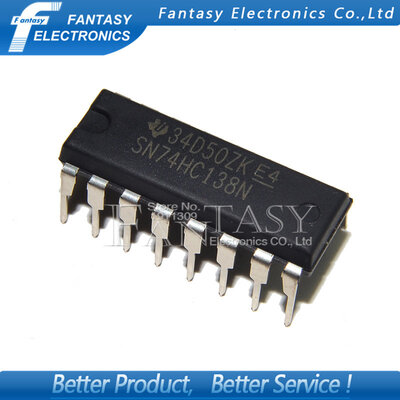 

100PCS SN74HC138N DIP16 SN74HC138 DIP 74HC138N 74HC138 new&original IC free shipping
