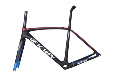 

2018 Carbon Frame Cycling Bicycle Racing V Brake Bsa68Bb30Pf30 Di2 & Mechanical Derailleur FrameForkSeatpost HeadsetClamp