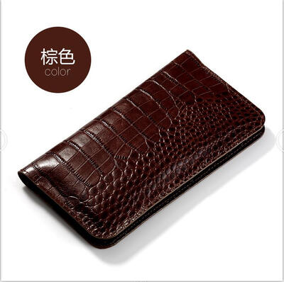 

Genuine Leather flip Case For Samsung S6 S7 S8 Plus Note 8 Crocidile Texture Dual Phone Bags Wallet