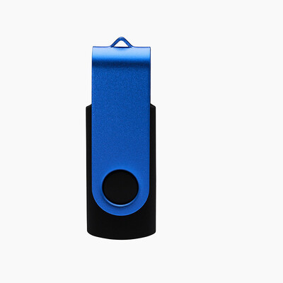 

Fillinlight Blue Oxide Plating Metal Black Swivel USB Flash Drive USB 20 Pen Drive Thumb Drive for Data Storage